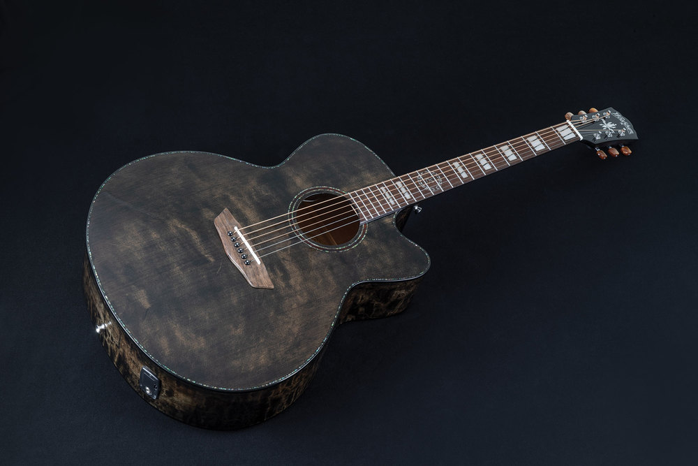 New Washburn Michael Sweet MSJ40SCE acoustic guitar to make its debut at Winter NAMM 2020