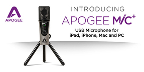 Apogee announces the new MiC Plus USB microphone