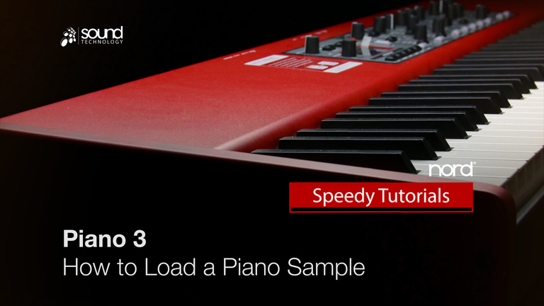 Nord Speedy Tutorial: How to Load a Piano Sample